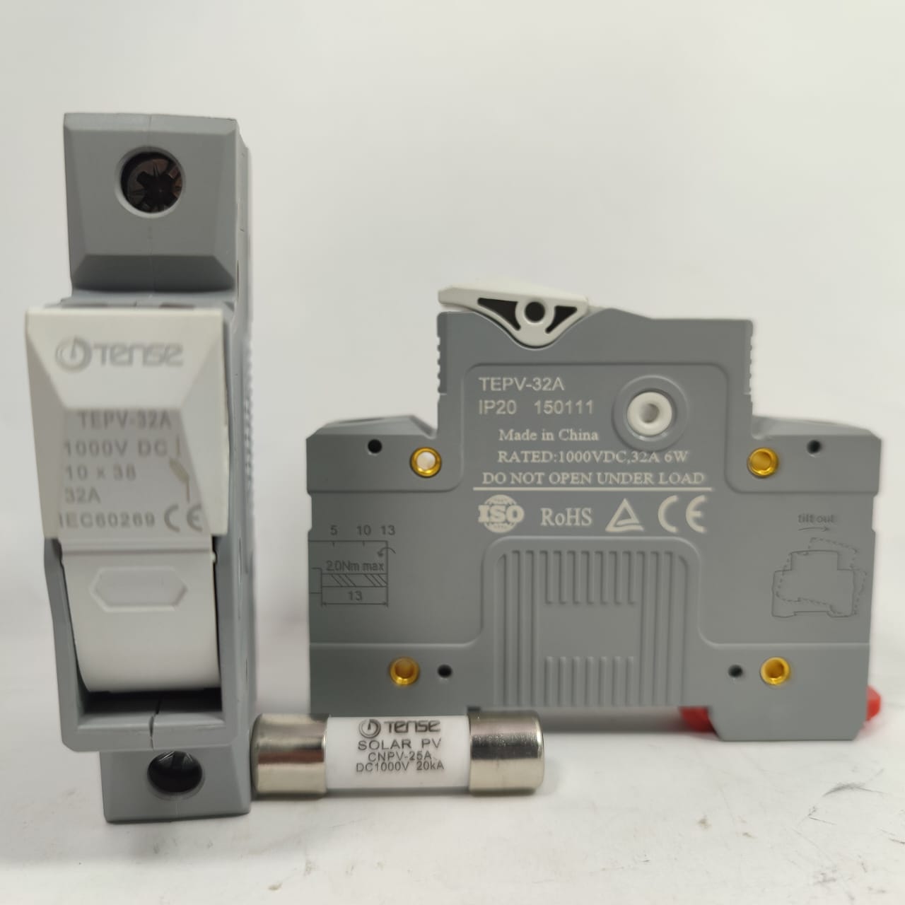 Solar Fuse/PV Fuse/DC Fuse Holder DC1000V Fuse Tense in Pakistan - 15A