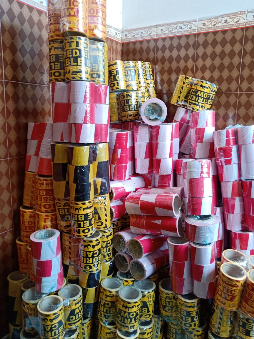 Caution Barricade Ribbon 3 inch In Pakistan - 300 Meter
