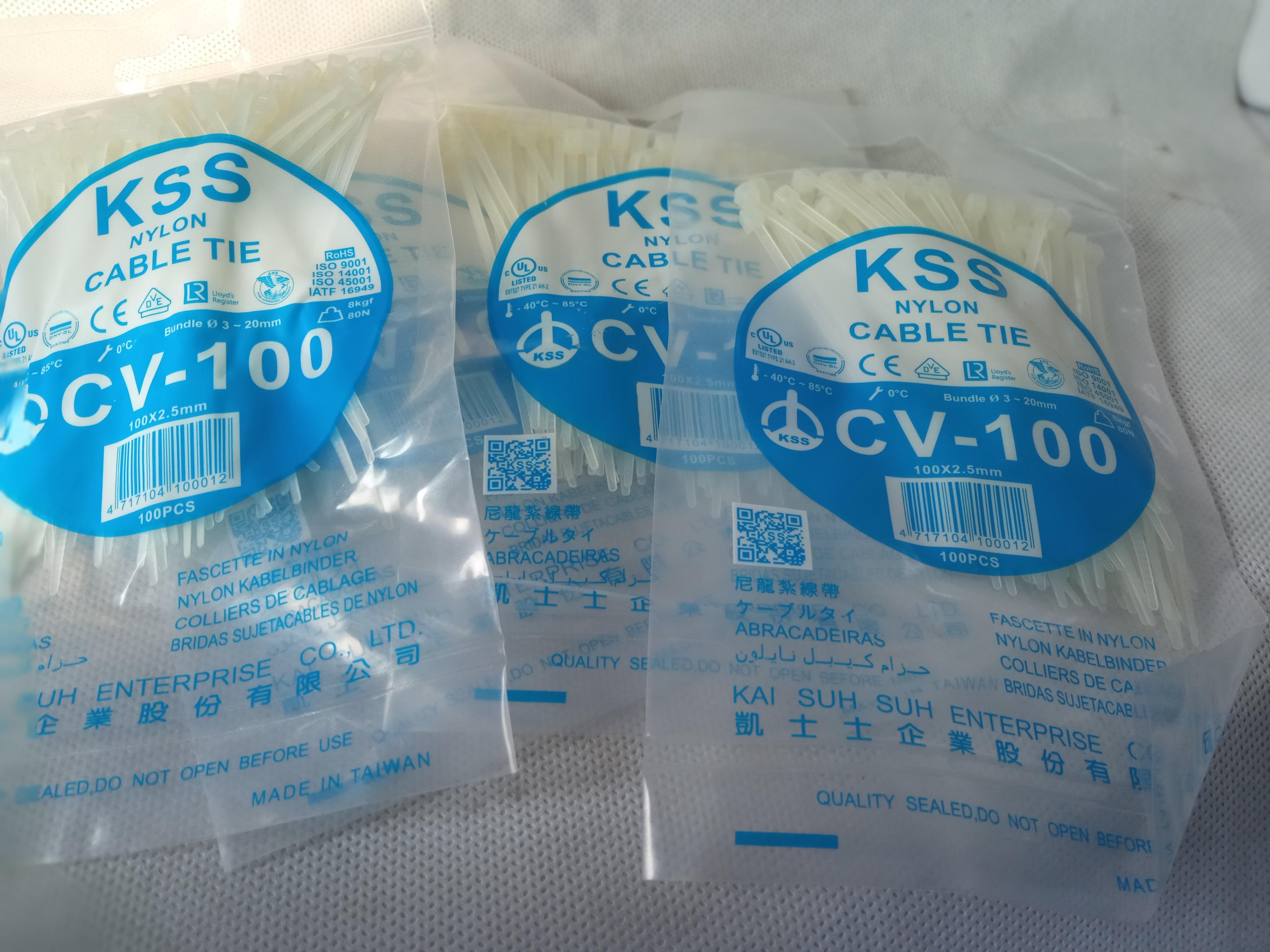 KSS White Nylon Cable Ties | High-Quality Self-Locking Zip Ties All Sizes Available in Pakistan - 550mm / 8.0mm thumbnail 8