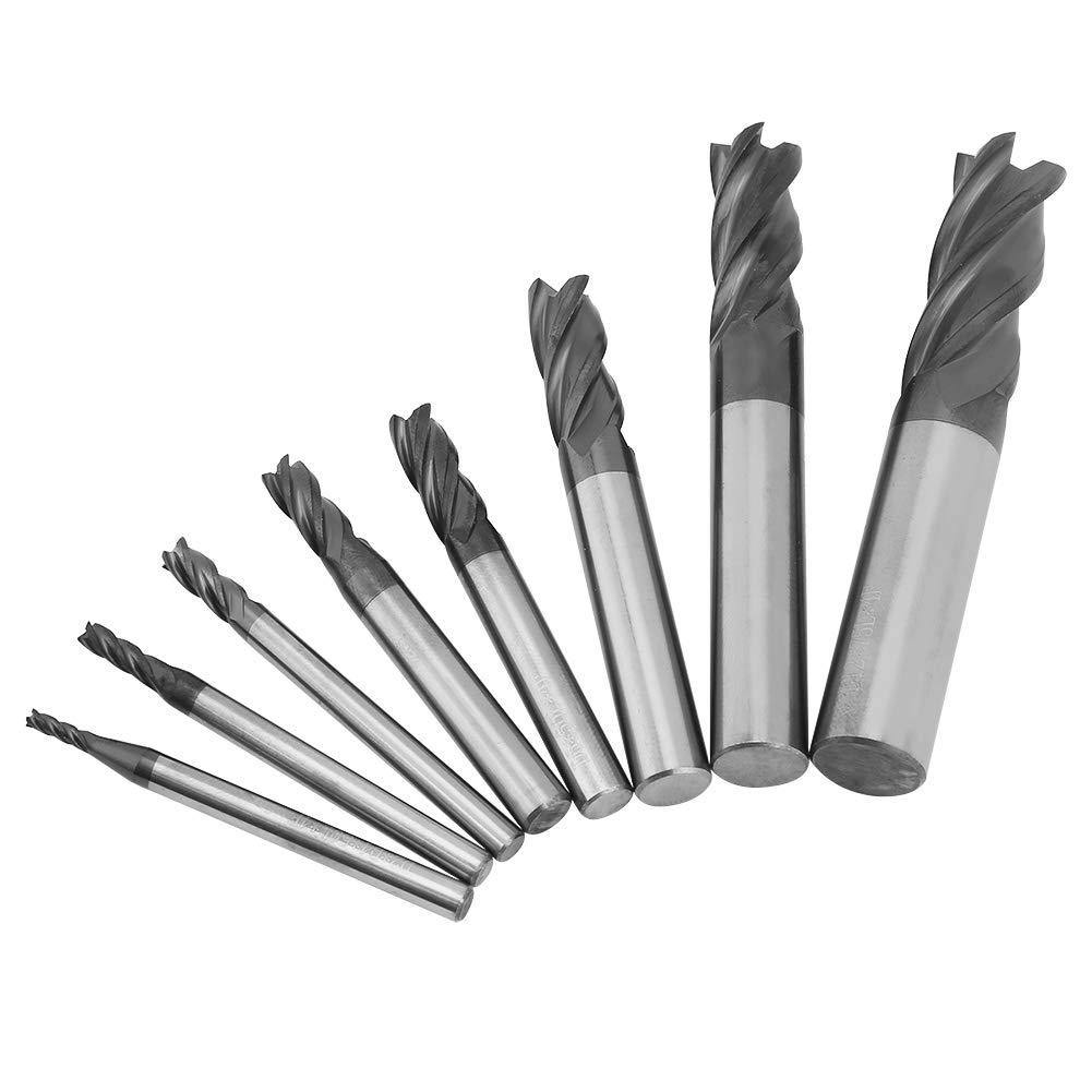 Carbide End Mill Set  Steel Milling Cutter in used - 5mm thumbnail 3