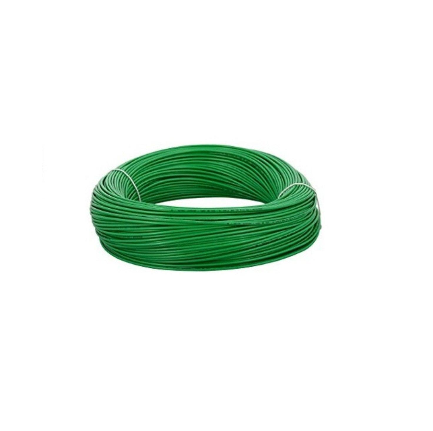 PVC Insulated flexible cable 1 Core 23/76 Electric Wire Roll 90 Meter in Pakistan - yellow thumbnail 3