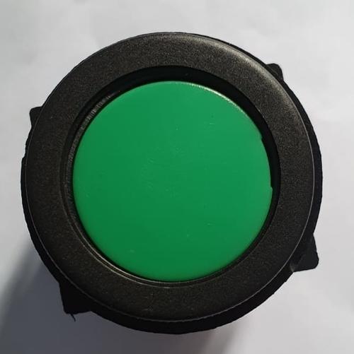 Fuji Electric, AR30F0R-11R, 30mm-dia Push button Flush round head green colour - Green