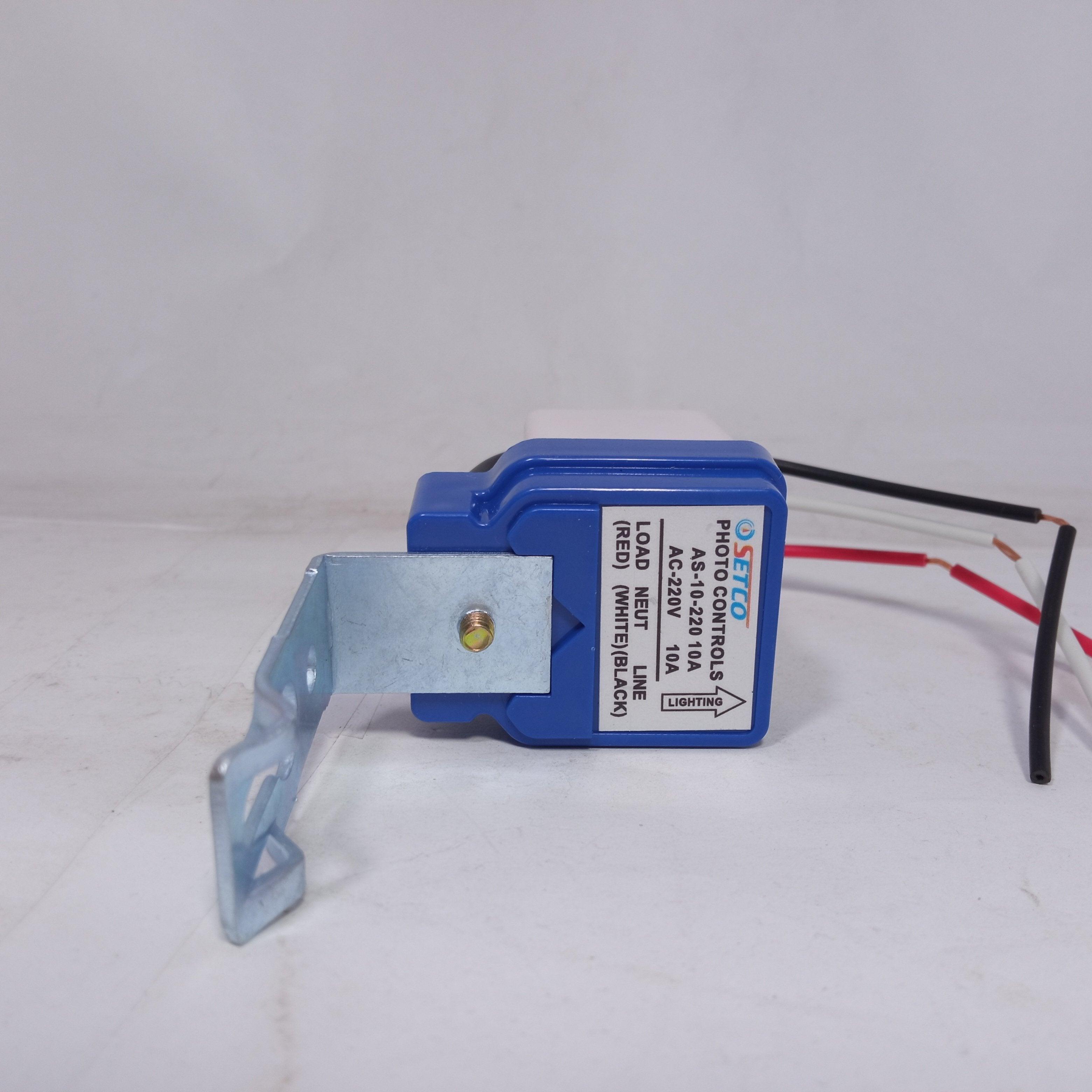 SETCO AS-10 10A Photo Switch Sensor Sun Switch Auto On Off in Pakistan thumbnail 3