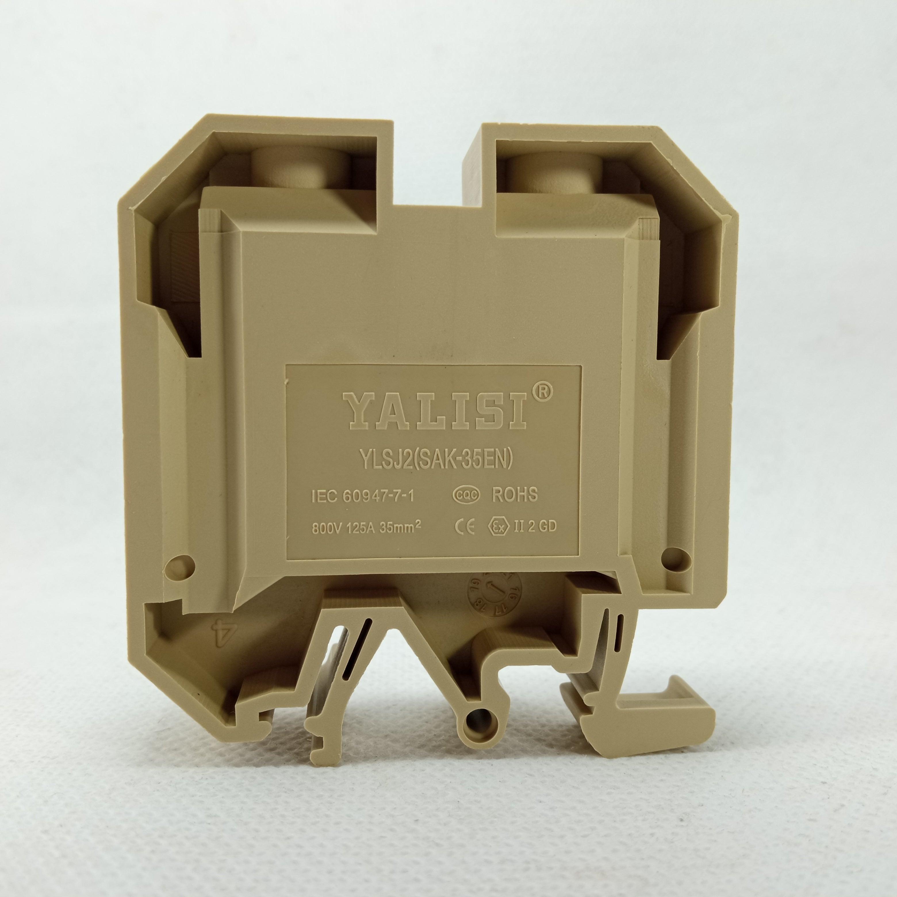 YALISI Din Rail Line Up Mounted Terminal Block in Pakistan - 95mm