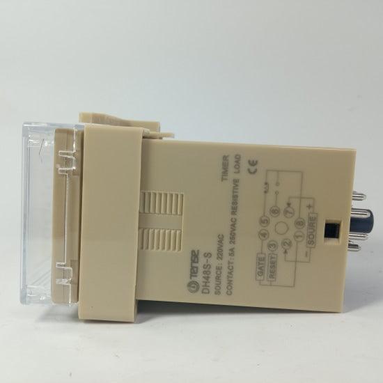 Tense DH48S-S Digital Timer Relay AC 220v 0.1s-99H Hours in Pakistan thumbnail 5