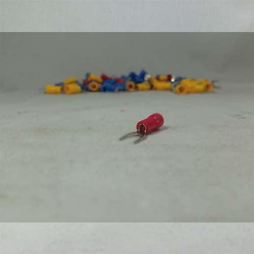 U Type Insulated Thimble Cable Lug Plastic 100 Pcs in Pakistan - 1.5mm / Red thumbnail 6