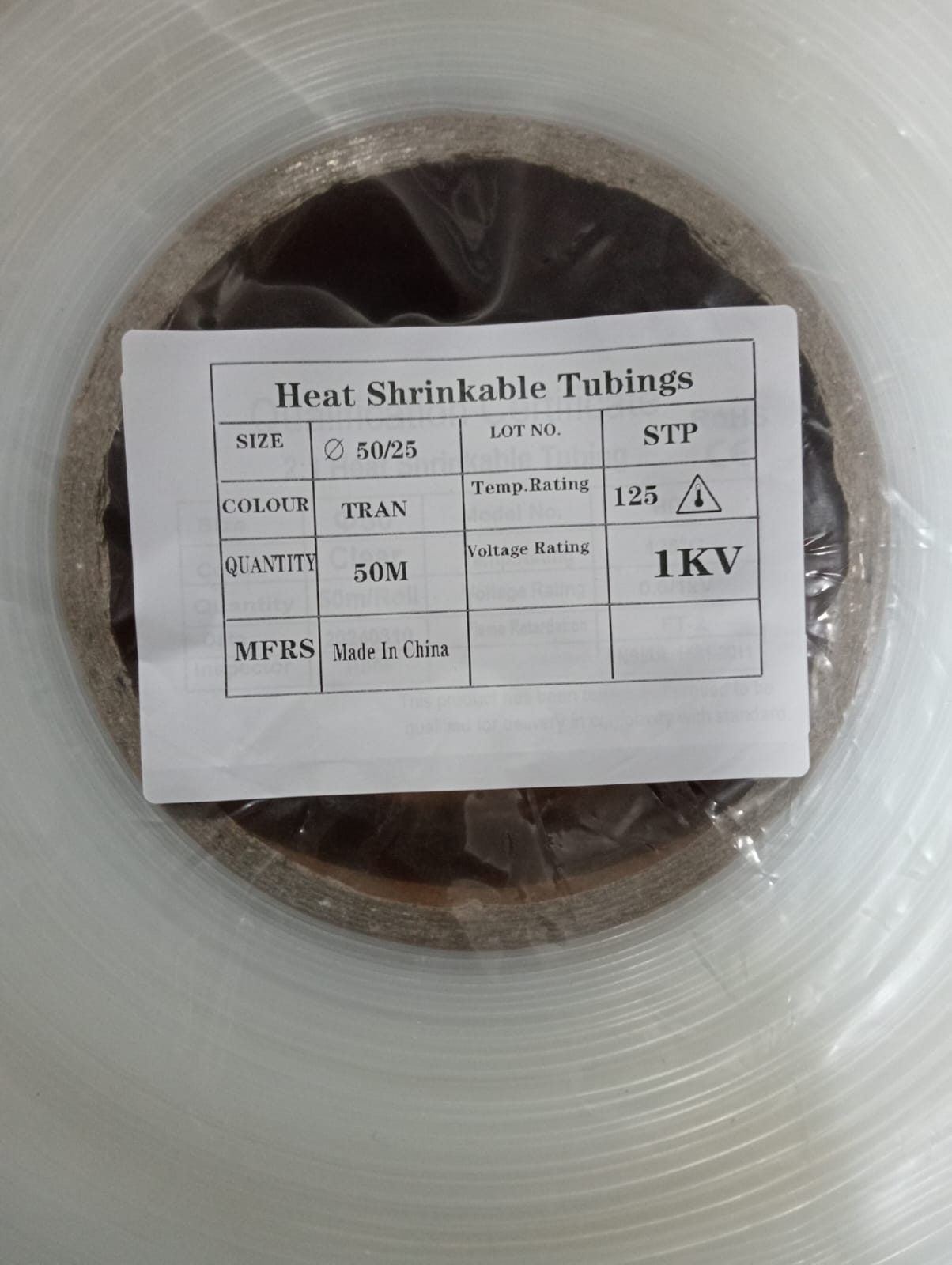 Industrial Grade Transparent Heat Shrink Sleevein Pakistan - 12mm/100m thumbnail 4