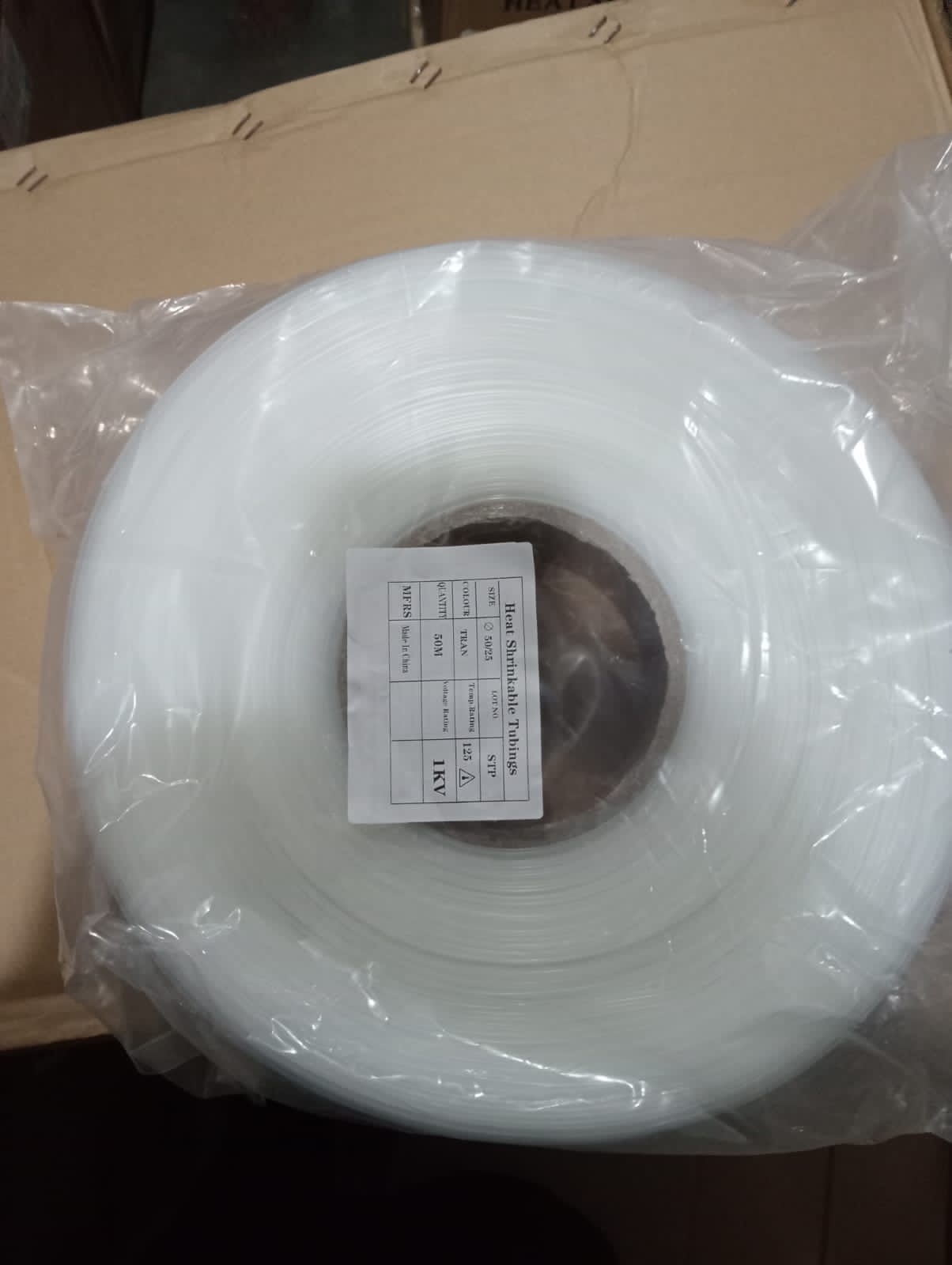 Industrial Grade Transparent Heat Shrink Sleevein Pakistan - 40mm/50m