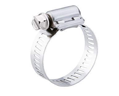 1'1/4"Breeze Power-Seal Stainless Steel Hose Clamp, Worm-Drive