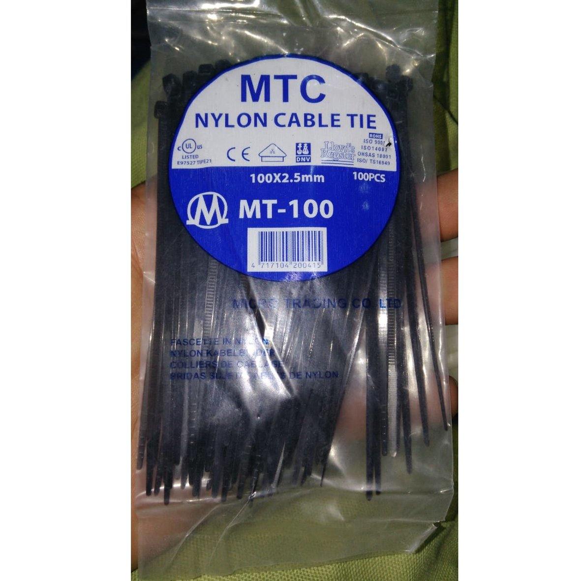 Black Cable Tie China Made in Pakistan - 150mm 2.5mm