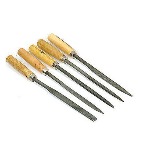 Steel File Set with Wooden Handles for Metal,needl file