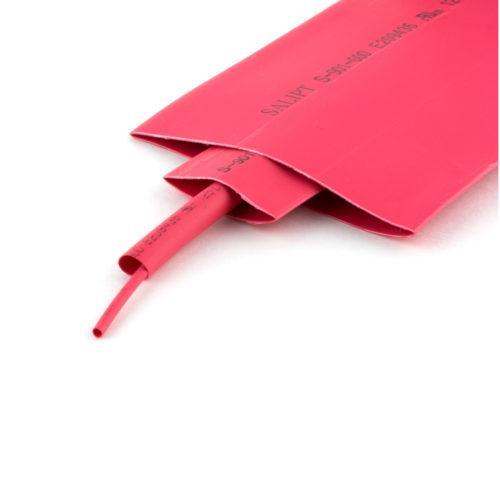 HEAT SHRINK SLEEVE Red  , HEAT SHRINK TUBING WRAP SLEEVES (Red) length 5meter - 100mm thumbnail 4