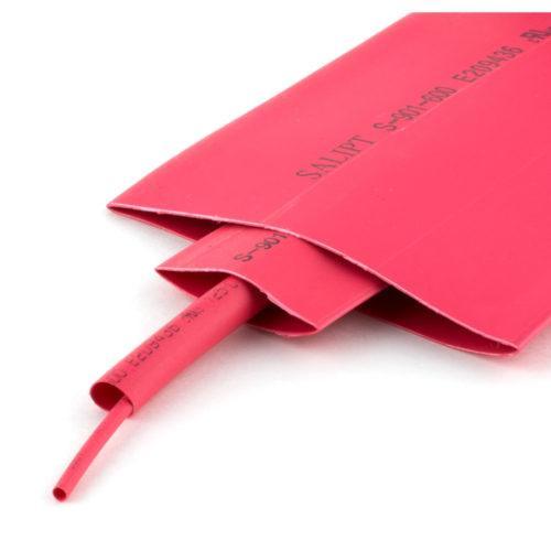 HEAT SHRINK SLEEVE Red  , HEAT SHRINK TUBING WRAP SLEEVES (Red) length 5meter - 120mm thumbnail 2