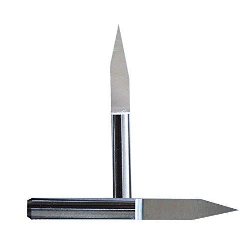 High Precision Flat Bottom CNC Router Tools Cutting Bits Carving Tools V Shape Engraving Bit
