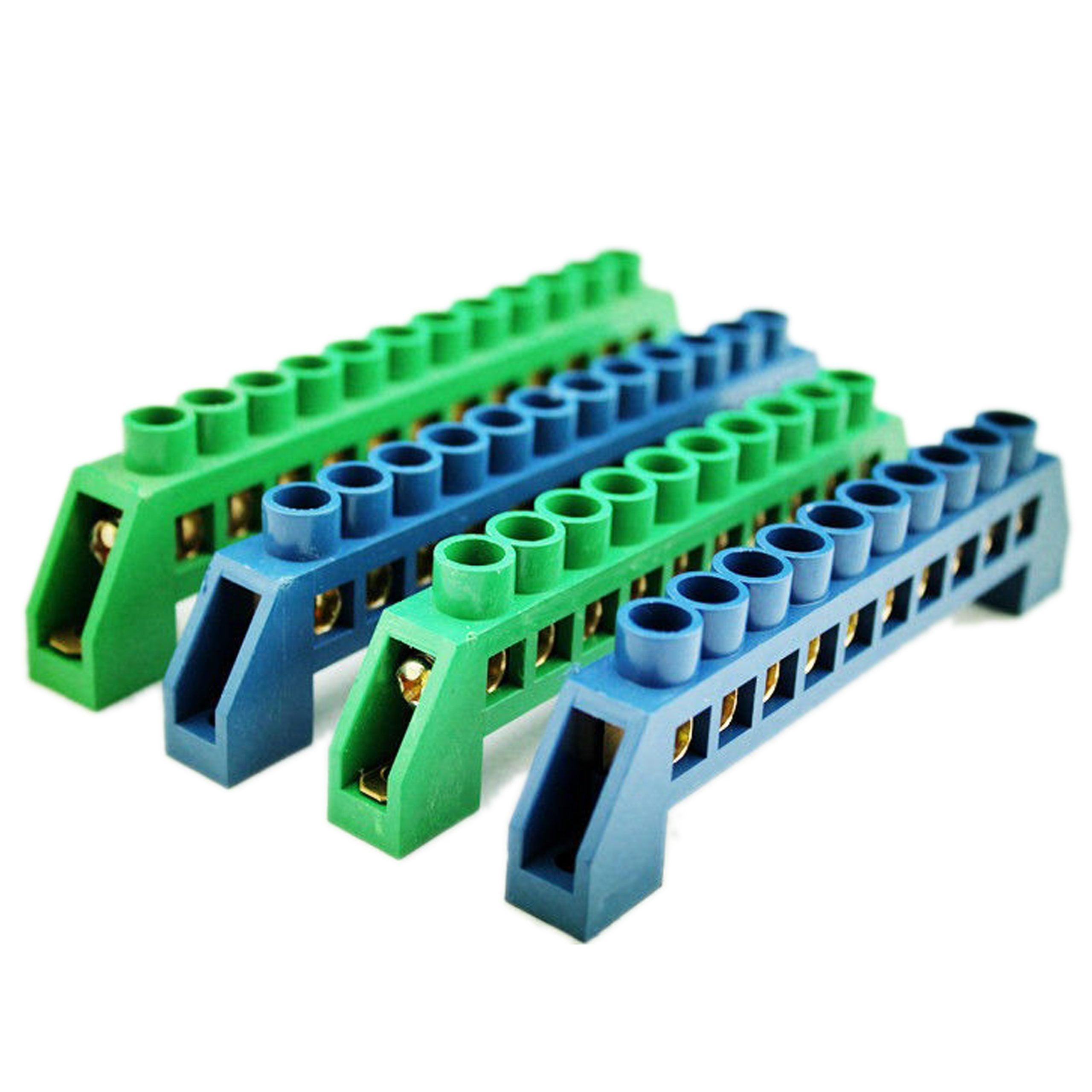 Wire Connection Screw Terminal Strip Copper terminal Green