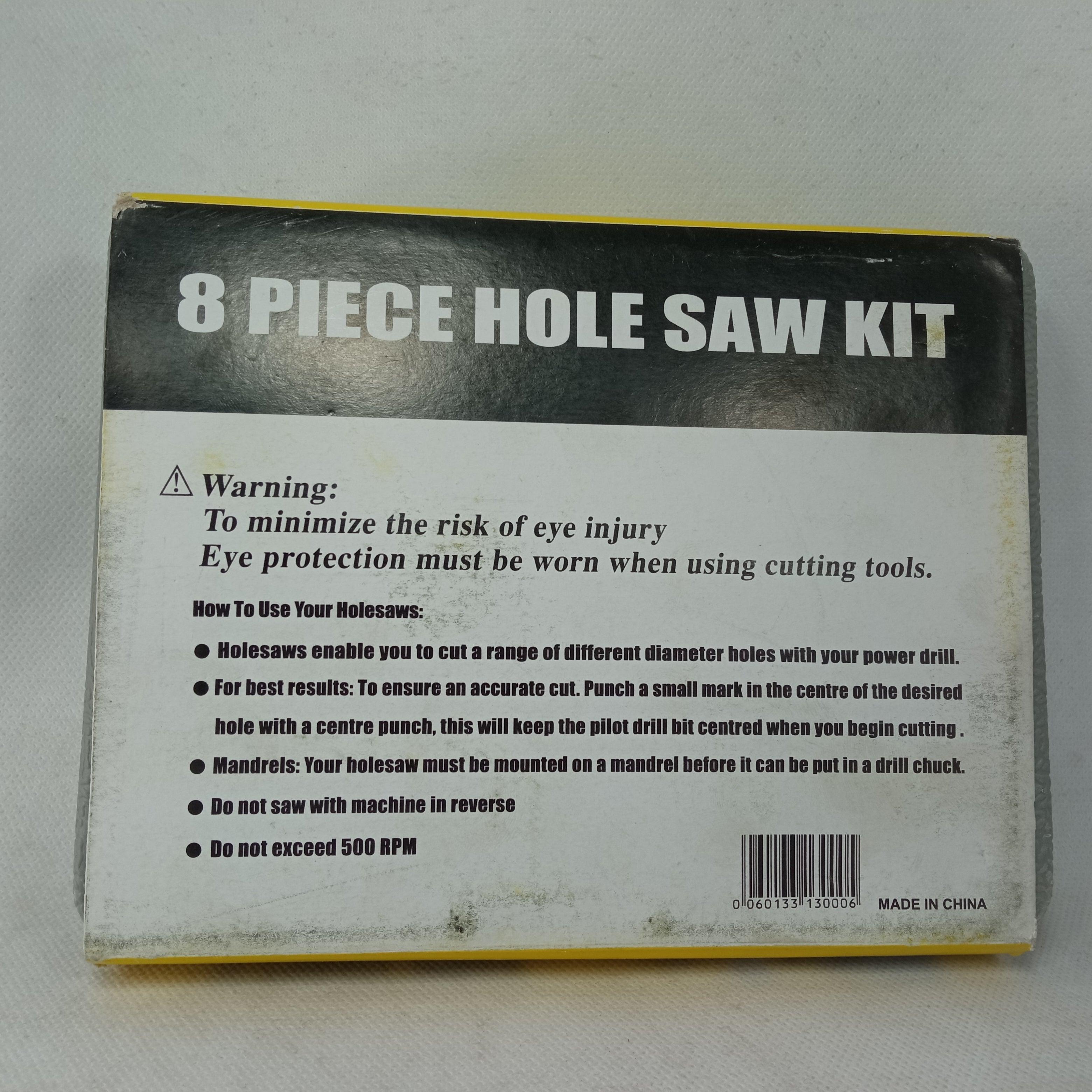 Wood Working Hole Saw Drill Bit Set 8 Pieces in Pakistan thumbnail 4
