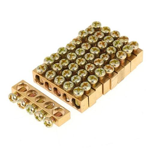 Brass Electrical Neutral Link Hole in Pakistan - 4 Hole thumbnail 2