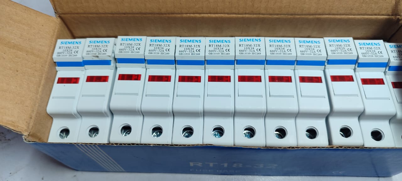 Rt18-32x AC 380v 32a 1 Pole 10x38mm DIN Rail Mount Fuse Holder Base - 6A thumbnail 8