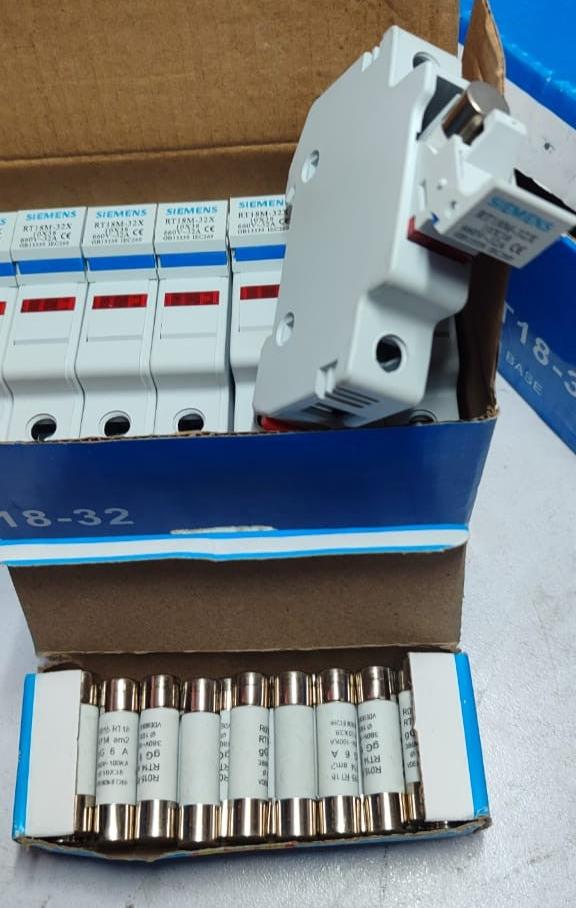 Rt18-32x AC 380v 32a 1 Pole 10x38mm DIN Rail Mount Fuse Holder Base - 20A thumbnail 4