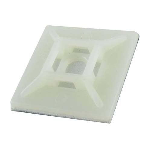 Cable Tie Sticker Self-adhesive Nylon Cable Tie Mounts 100 Pcs in Pakistan - 25 * 25mm