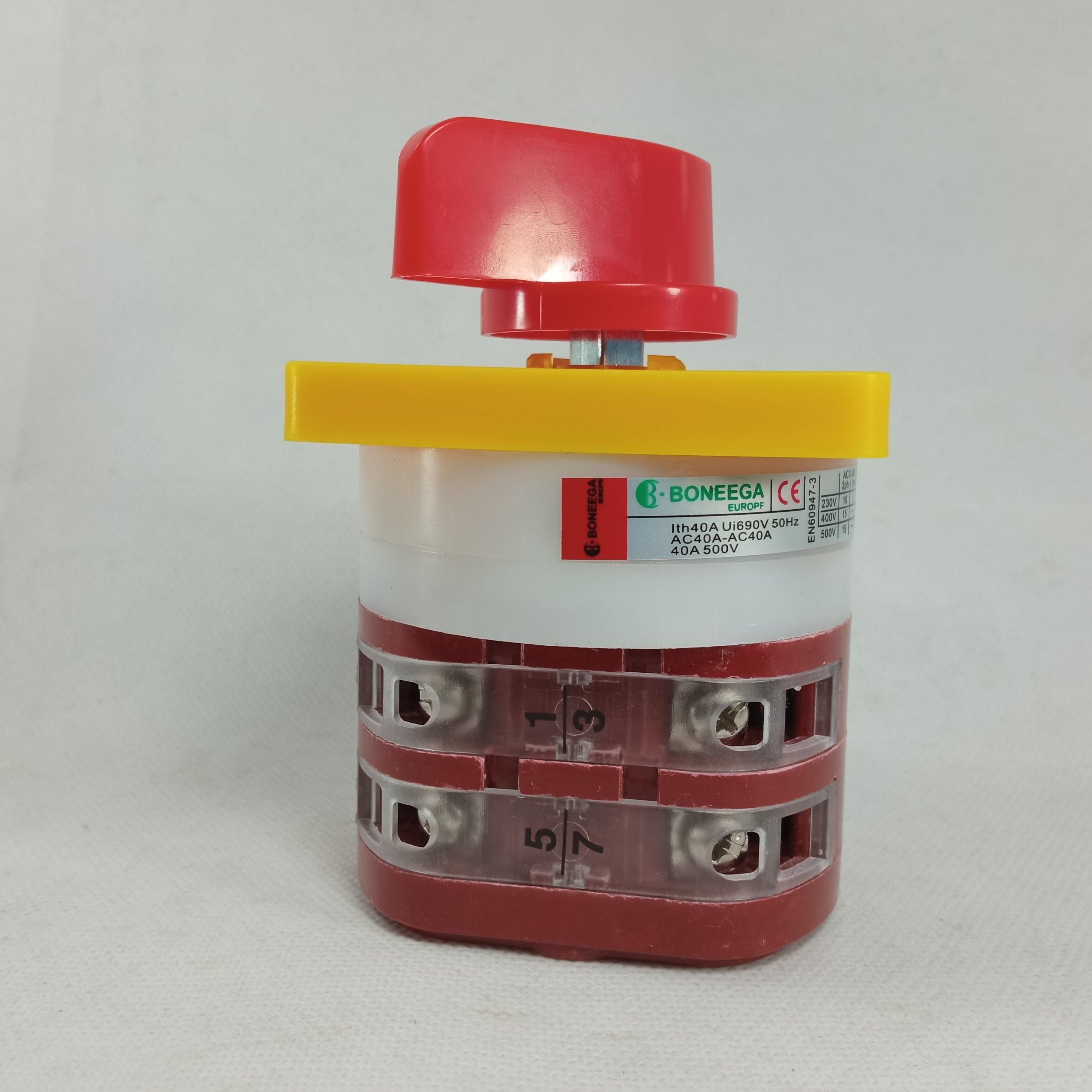 Boneega Rotary Changeover Switch 2 3 4 Pole 1-0-2 in Pakistan - 125A / 4Pole thumbnail 8