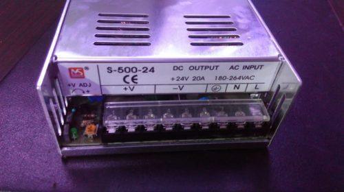 24V 20Amp Power  supply 24V 20A  LED Switch Power Supply (New) thumbnail 2