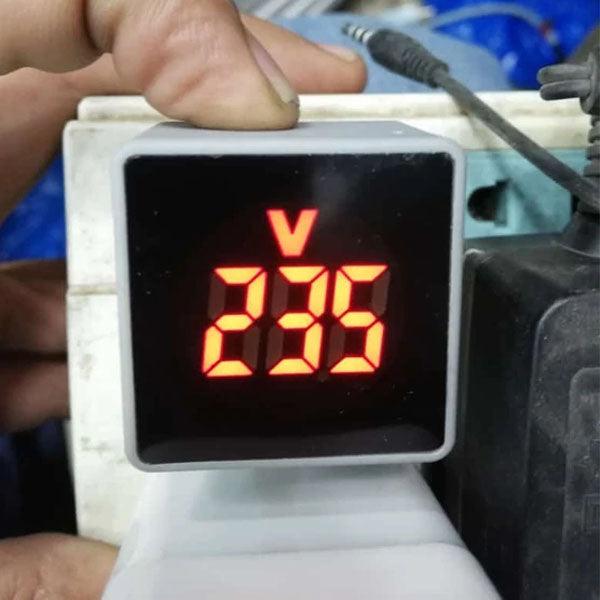 LED Voltmeter AC Penal Mount AD101-22VMS  in Pakistan - Yellow