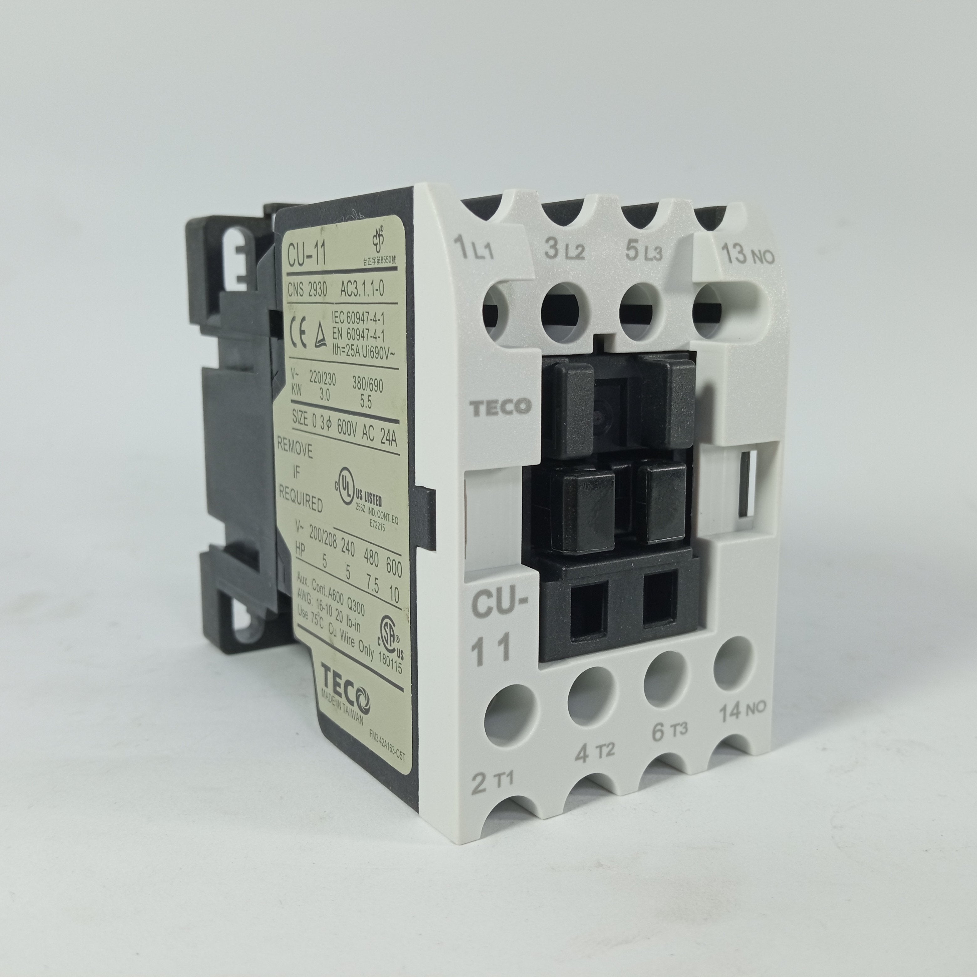 TECO Magnetic contactor Cu-11 to Cu-150 in Pakistan - CU-27 thumbnail 3