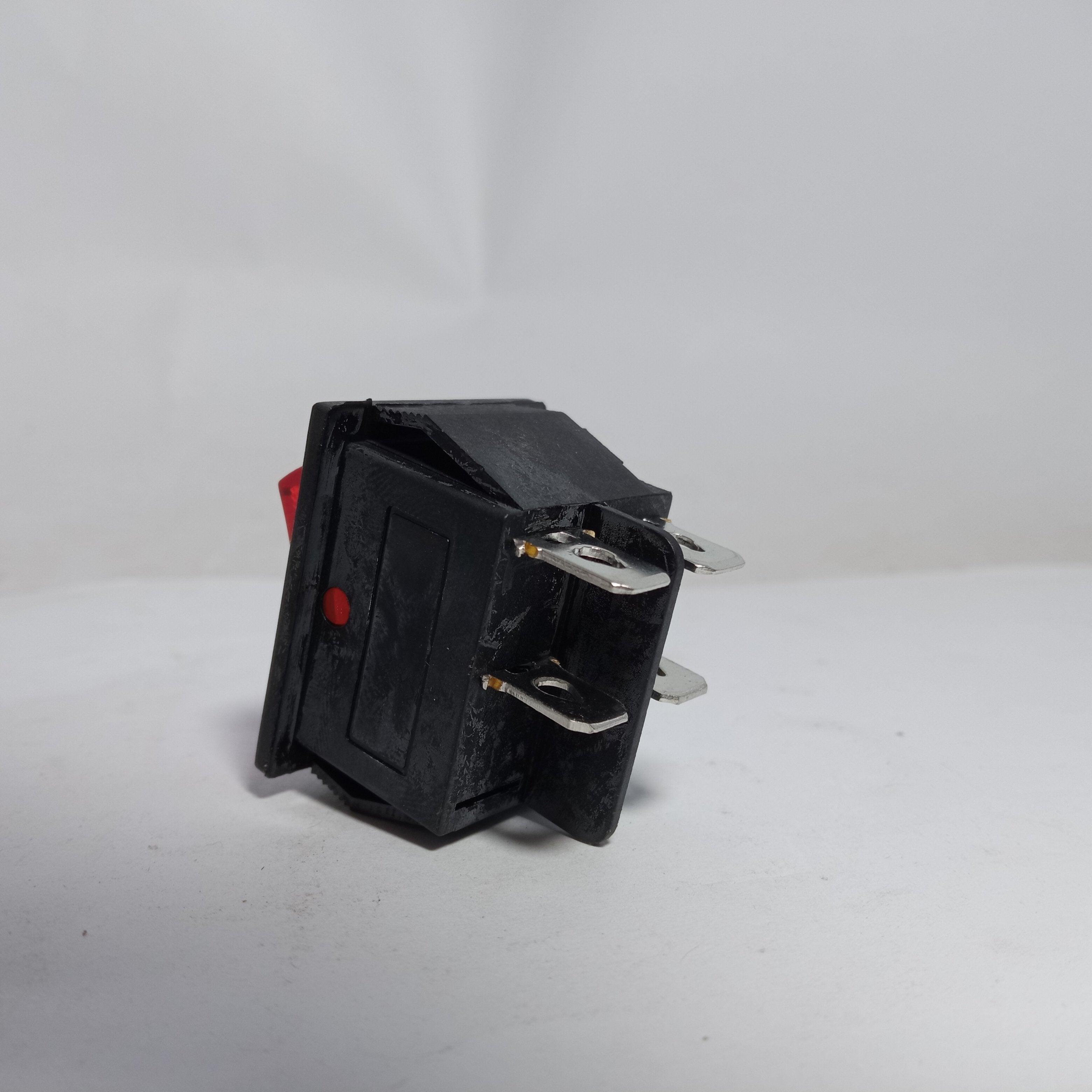 Rocker Switch Power Switch I/O 4 Pins With Light 16A 250VAC 15 Pcs Pack in Pakistan thumbnail 3