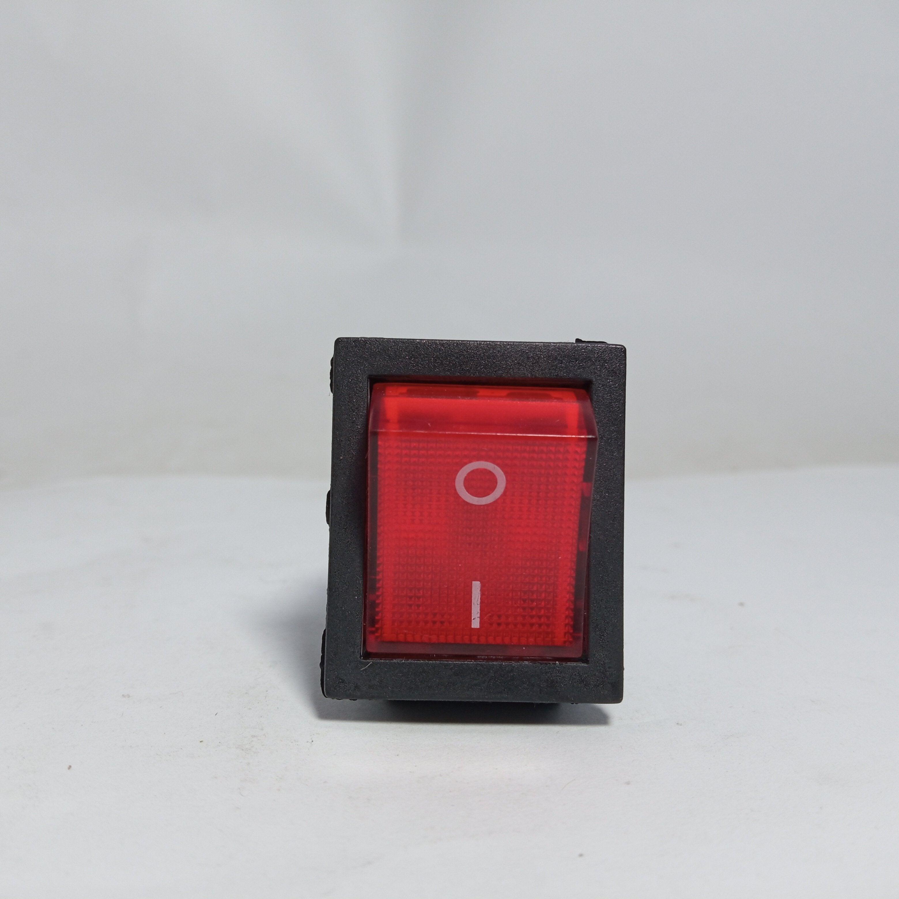Rocker Switch Power Switch I/O 4 Pins With Light 16A 250VAC 15 Pcs Pack in Pakistan thumbnail 4