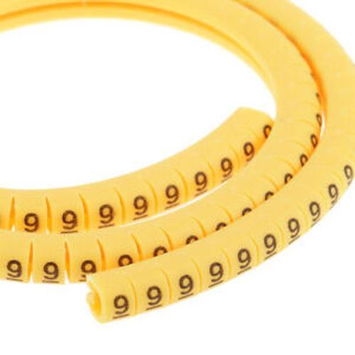 Yellow Cable Markers Identification Labels Tags Management Number 0-9 in Pakistan - 2.5mm thumbnail 4