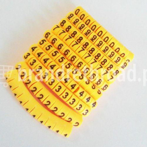 Yellow Cable Markers Identification Labels Tags Management Number 0-9 in Pakistan - 6mm thumbnail 5
