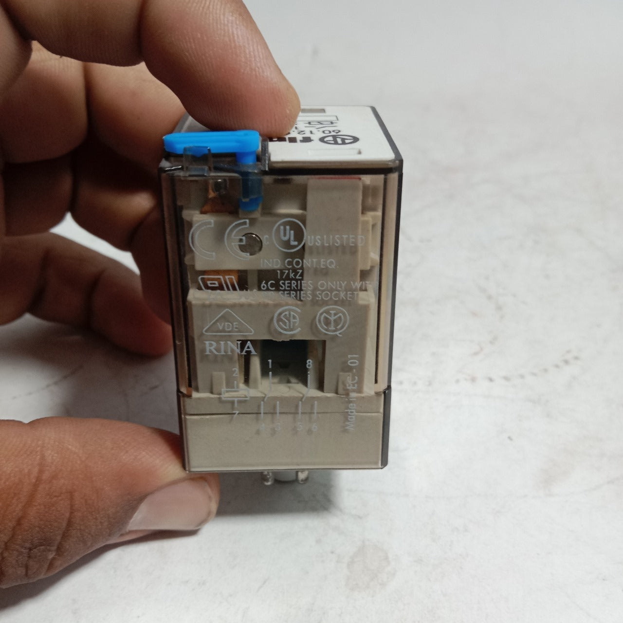 Finder 8 Pin Relay  60.12 in Pakistan - 12VDC thumbnail 6